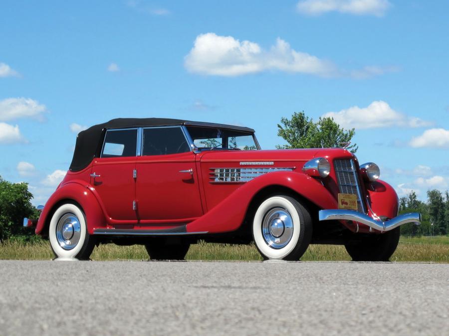  Auburn 852 SC Dual Ratio Phaeton 1936 года  (фото 2 из 15)